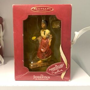 American Girl Ornament Josefina Hallmark Christmas Ornament Figurine